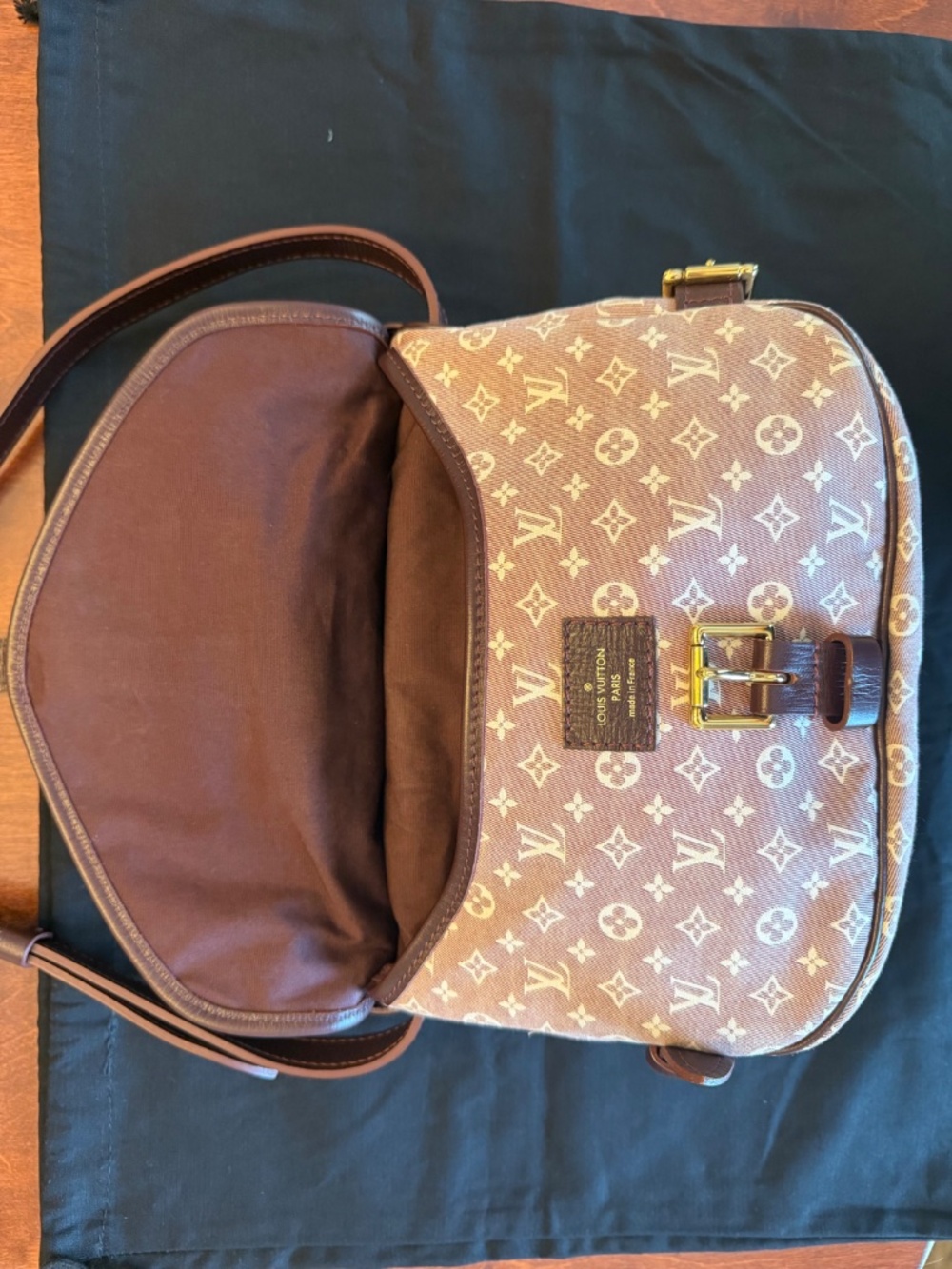 Louis Vuitton Vintage 2012 Sepia Monogram Idylle Saumur PM 20 Canvas Crossbody - Picture 3 of 16